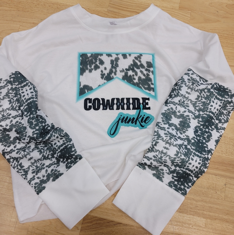 Cowhide cropped